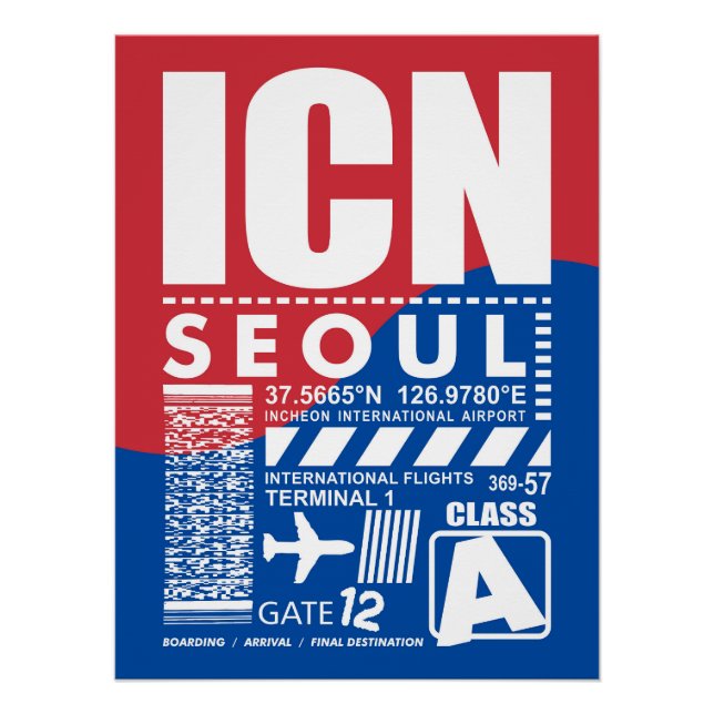 ICN Seoul Airport Poster (Front)