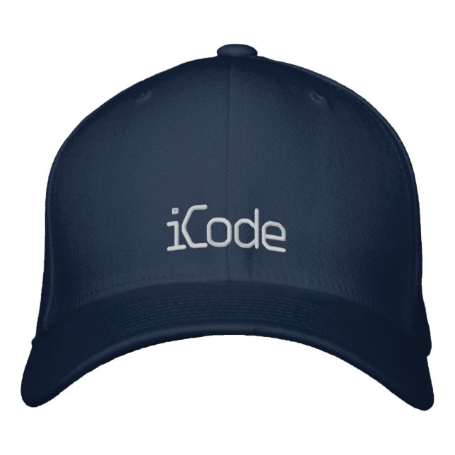 iCode Embroidered Baseball Hat (Front)