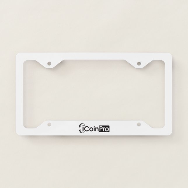 iCoinPro License Plate Holder Frame (Front)