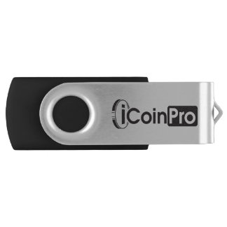iCoinProLogo Black Flash Drive
