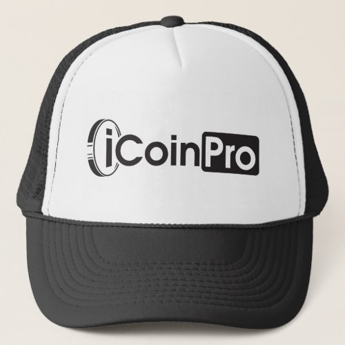 iCoinProLogo Black Trucker Hat