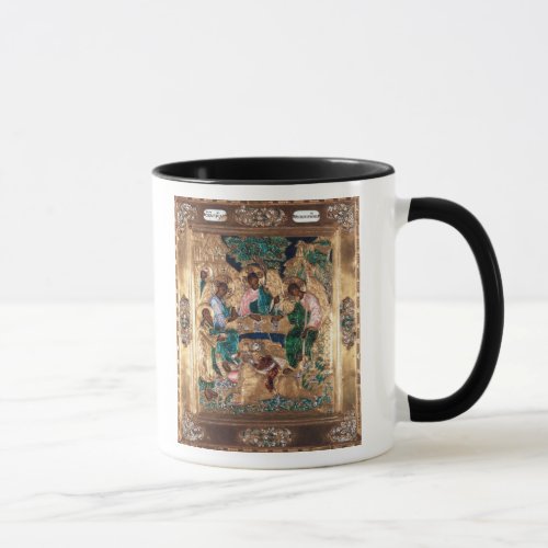 Icon depicting Abraham and the Three Angels Mug