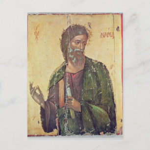 Icon depicting St. Andrew Postcard
