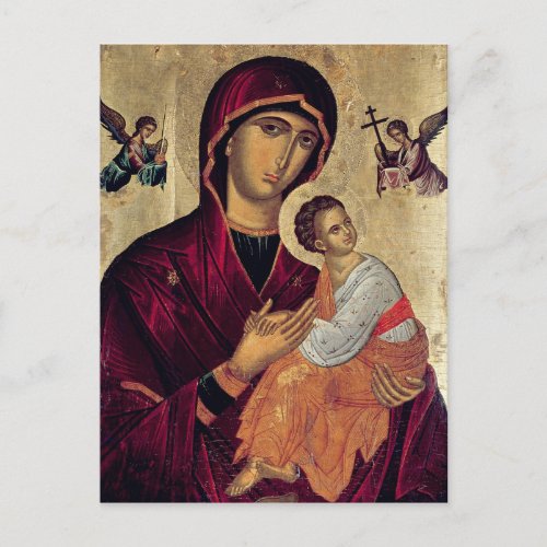 Icon depicting the Holy Mother of the Passion Postcard