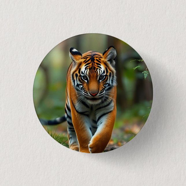 Icon: Indian Tiger Button (Front)