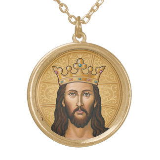 Icon of Christ Gold Plated Necklace