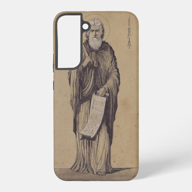 Icon of Saint Elijah the Prophet Holy Art Samsung Galaxy Case (Back)