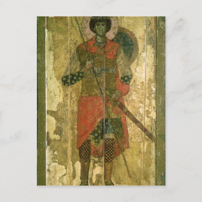 Icon of St. George, 1130-50 Postcard (Front)