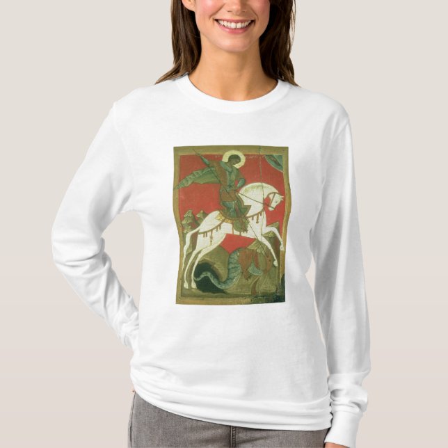 Icon of St. George and the Dragon T-Shirt (Front)