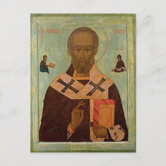 Icon of St. Nicholas Postcard (Front)