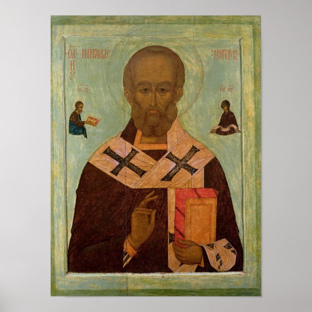 Icon of St. Nicholas Poster (Front)