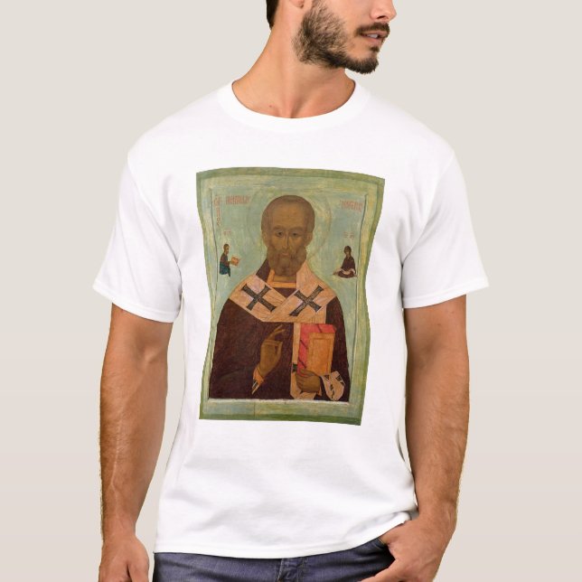 Icon of St. Nicholas T-Shirt (Front)