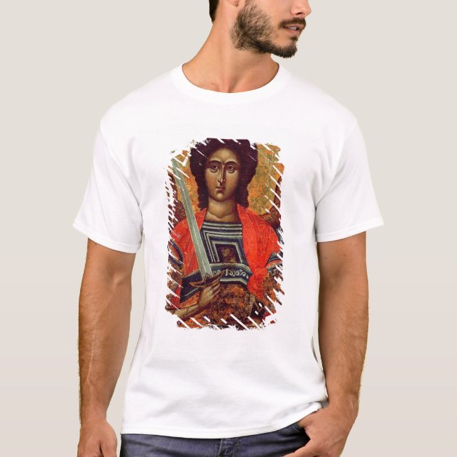 Icon of the Angel Michael, Greek, 18th century T-Shirt (Front)