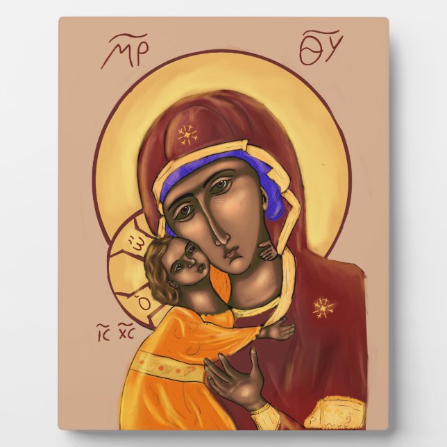 Icon of the Mother of God Plaque (Front)