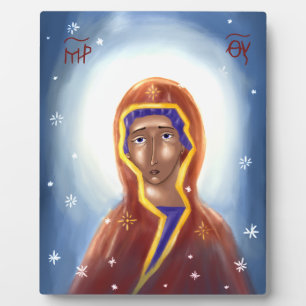 Icon of the Mother of God  Plaque