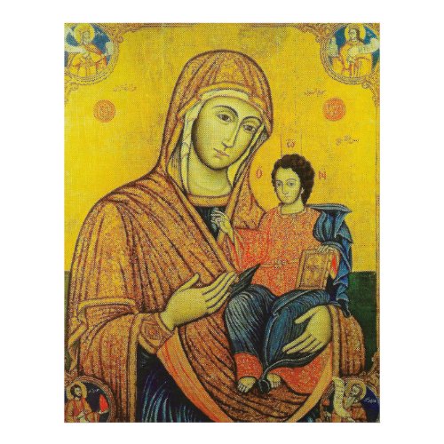 Icon of Virgin Mary  Photo Print