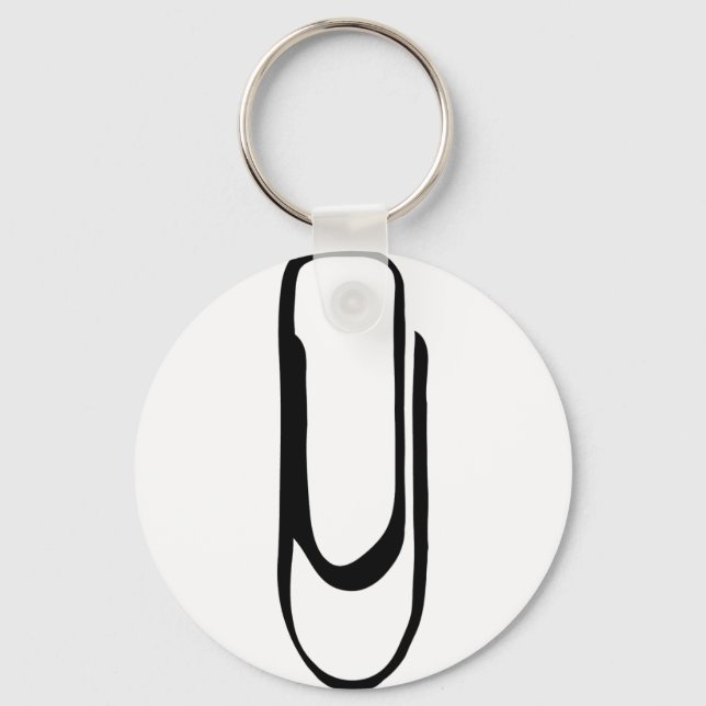 icon paper clip keychain (Front)