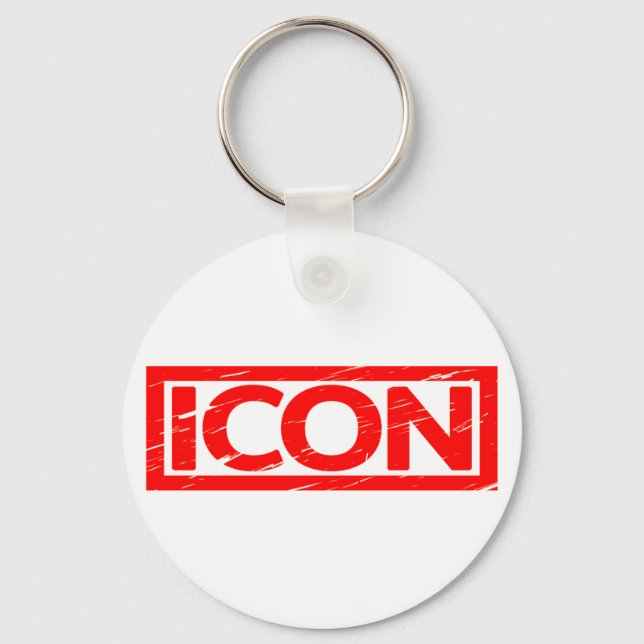 Icon Stamp Keychain (Front)