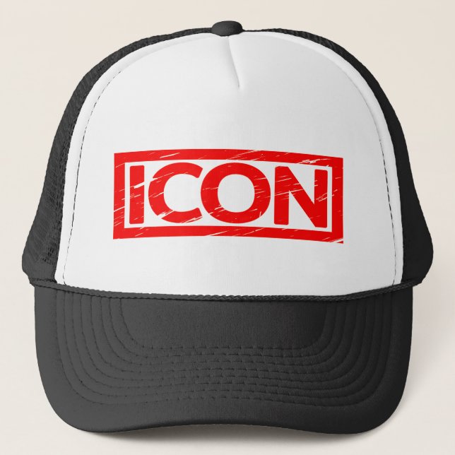 Icon Stamp Trucker Hat (Front)