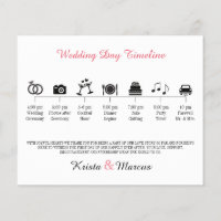 Icon Wedding Timeline Program