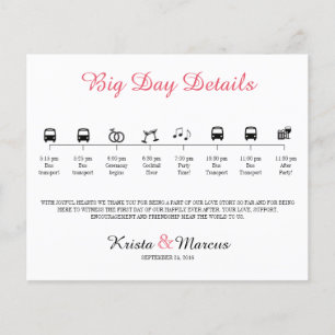 Icon Wedding Timeline Program