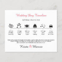 Icon Wedding Timeline Program