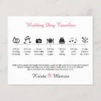 Icon Wedding Timeline Program