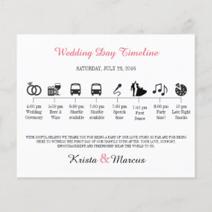 Icon Wedding Timeline Program