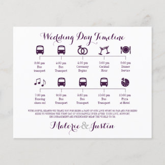 Icon Wedding Timeline Program