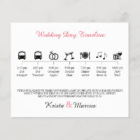 Icon Wedding Timeline Program