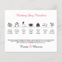 Icon Wedding Timeline Program