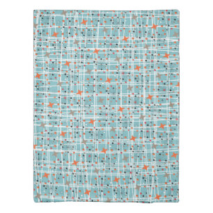 Iconic 1950's Atomic Starburst Retro Design Duvet Cover