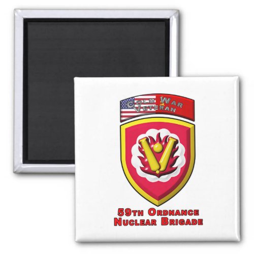 Iconic 59th Ordnance Nuclear Brigade Magnet
