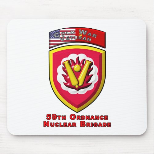 Iconic 59th Ordnance Nuclear Brigade Mouse Pad