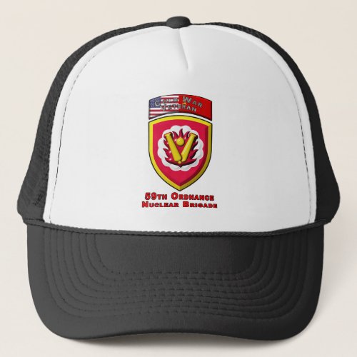 Iconic 59th Ordnance Nuclear Brigade Trucker Hat