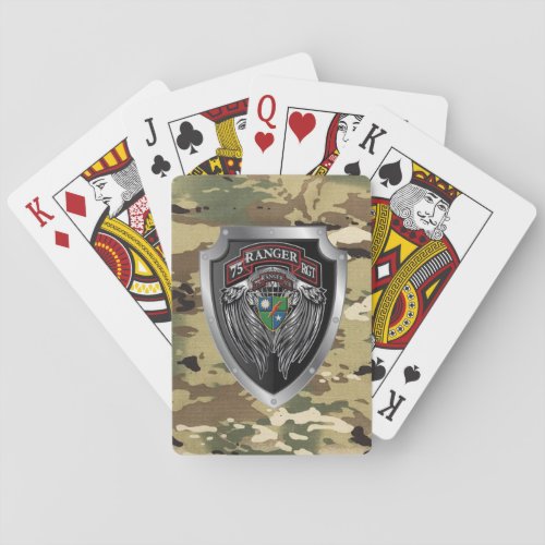 Iconic 75th Ranger Regiment Playing Cards