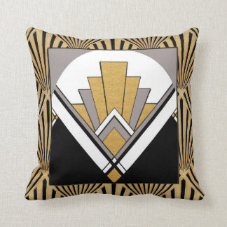 Iconic Art Deco Cushion. Throw Pillow