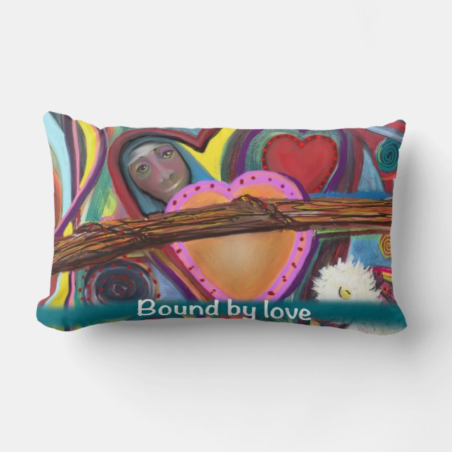 Iconic Art Painting Throw Pillow (Front)