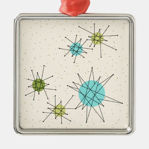 Iconic Atomic Starbursts Christmas Ornament