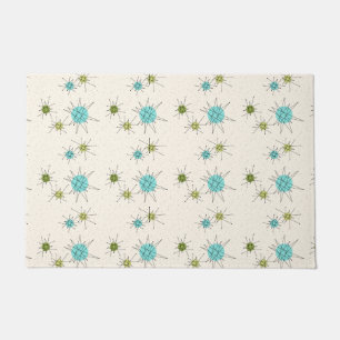 Iconic Atomic Starbursts Door Mat