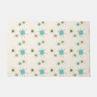 Iconic Atomic Starbursts Door Mat