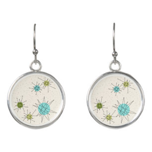 Iconic Atomic Starbursts Drop Earrings