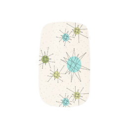 Iconic Atomic Starbursts Minx Nail Stickers