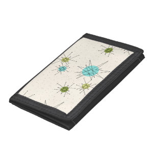 Iconic Atomic Starbursts Nylon Wallet