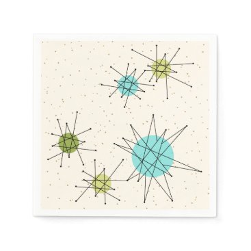 Iconic Atomic Starbursts Paper Napkins