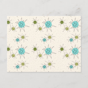 Iconic Atomic Starbursts Postcard