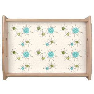 Iconic Atomic Starbursts Serving Tray