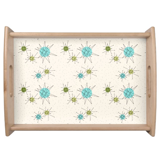 Iconic Atomic Starbursts Serving Tray (Front)