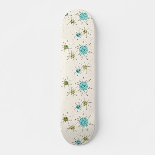 Iconic Atomic Starbursts Skateboard