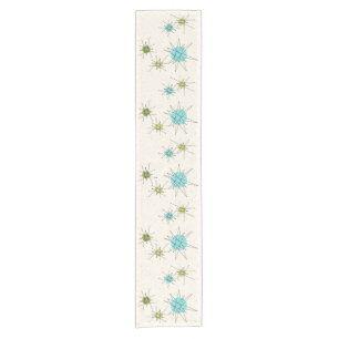 Iconic Atomic Starbursts Table Runner